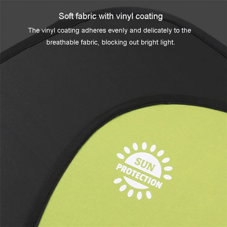 Parasole per finestra dell'auto Protezione UV Parasole per finestra d'auto regolabile con ventosa - Verde 