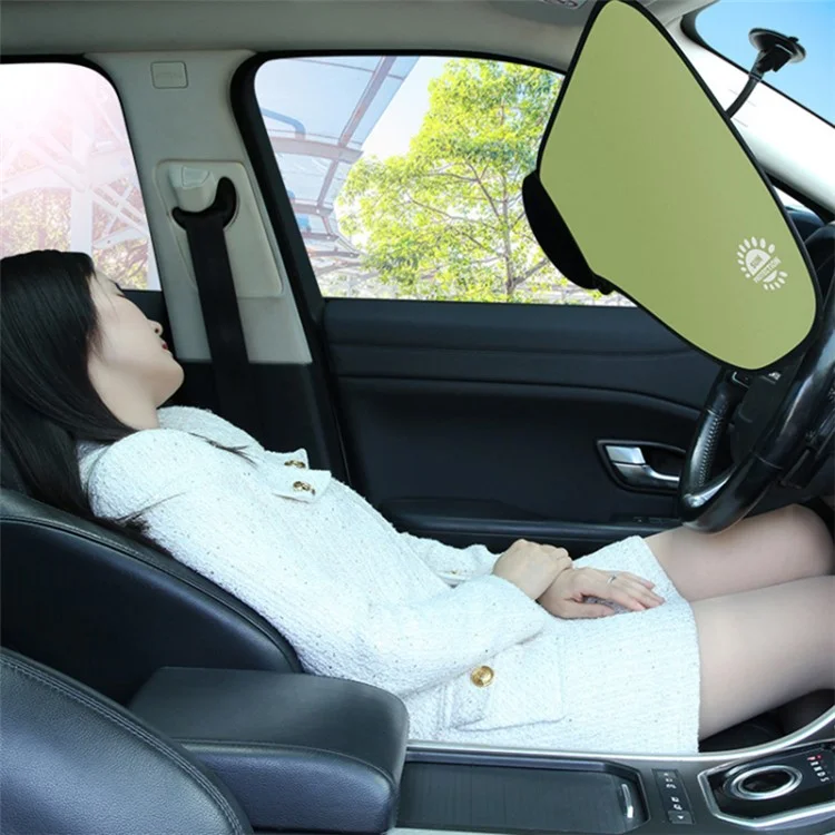 Parasole per finestra dell'auto Protezione UV Parasole per finestra d'auto regolabile con ventosa - Verde 