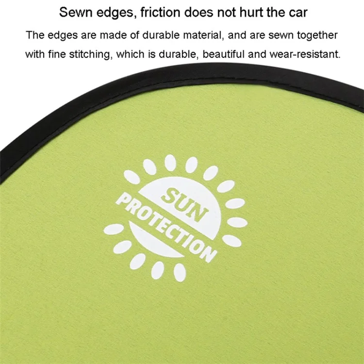 Pare-soleil de fenêtre de voiture avec protection UV réglable et ventouse - Bleu ciel