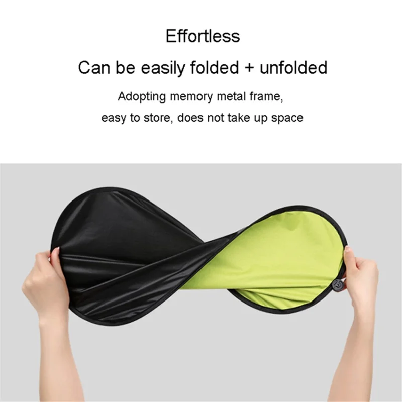 Car Window Sun Shade UV Protection Adjustable Auto Window Shade with Suction Cup - Black