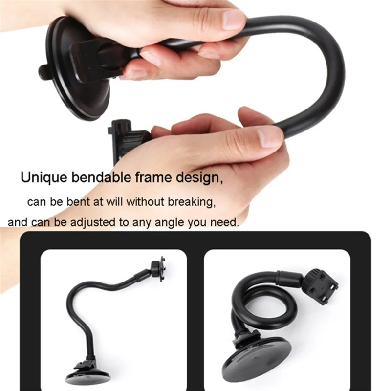 Car Window Sun Shade UV Protection Adjustable Auto Window Shade with Suction Cup - Black