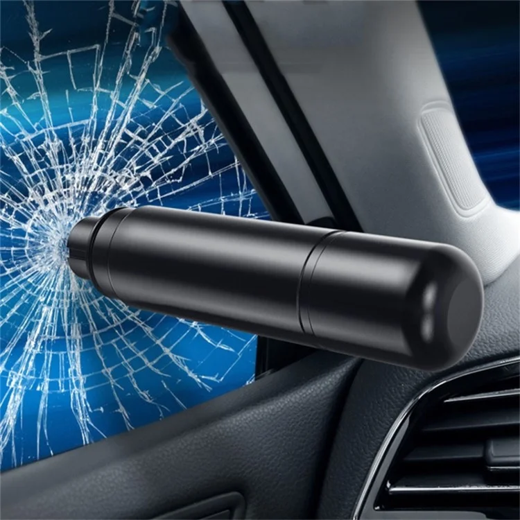 Car Window Breaker Safety Hammer Seat Belt Cutter Life-Saving Emergency Escape Tool - Red