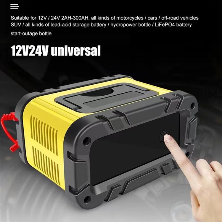 Cargador de batería para automóvil portátil E-FAST TK-1200 de 7 etapas automático - Enchufe estadounidense