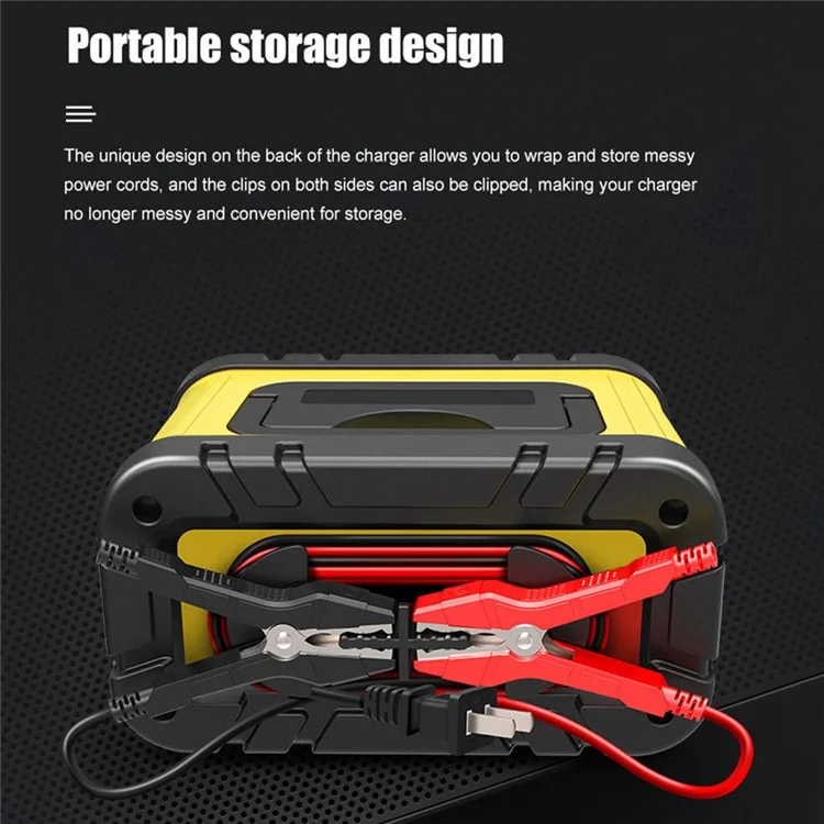 Cargador de batería para automóvil portátil E-FAST TK-1200 de 7 etapas automático - Enchufe estadounidense