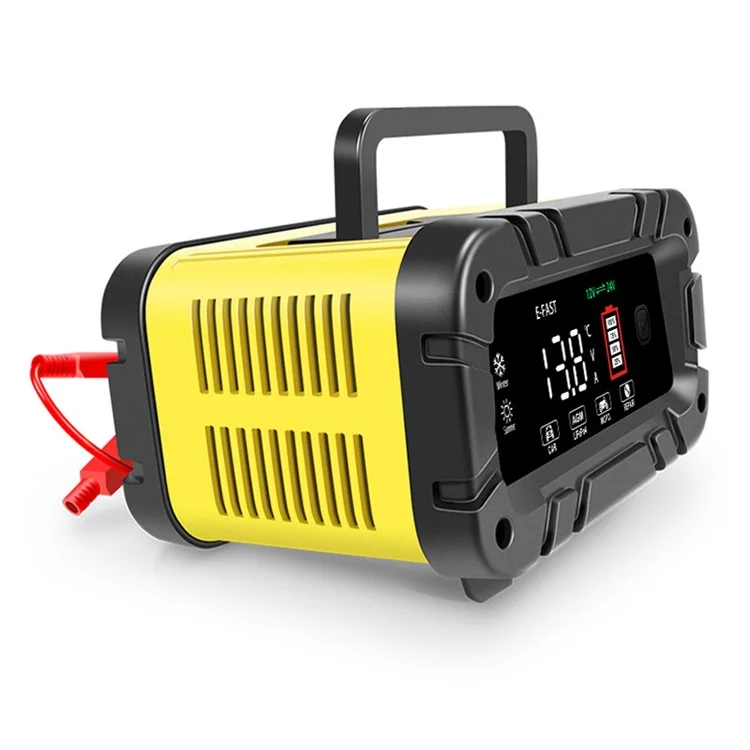 Cargador de batería para automóvil portátil E-FAST TK-1200 de 7 etapas automático - Enchufe estadounidense