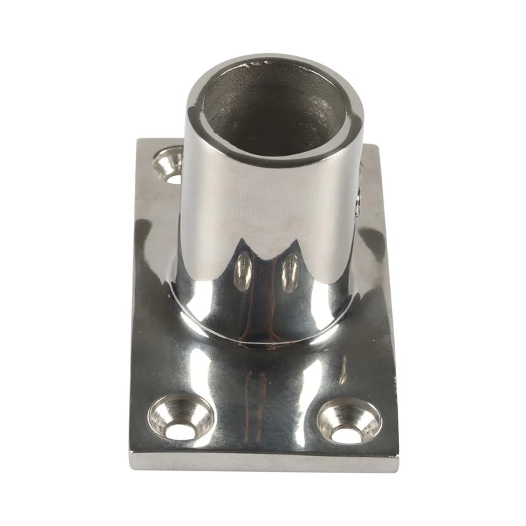 A8767 90-Grad-Rechteckrohrbasis Edelstahl 316 Hardware-Zubehör für Boote, Yachten