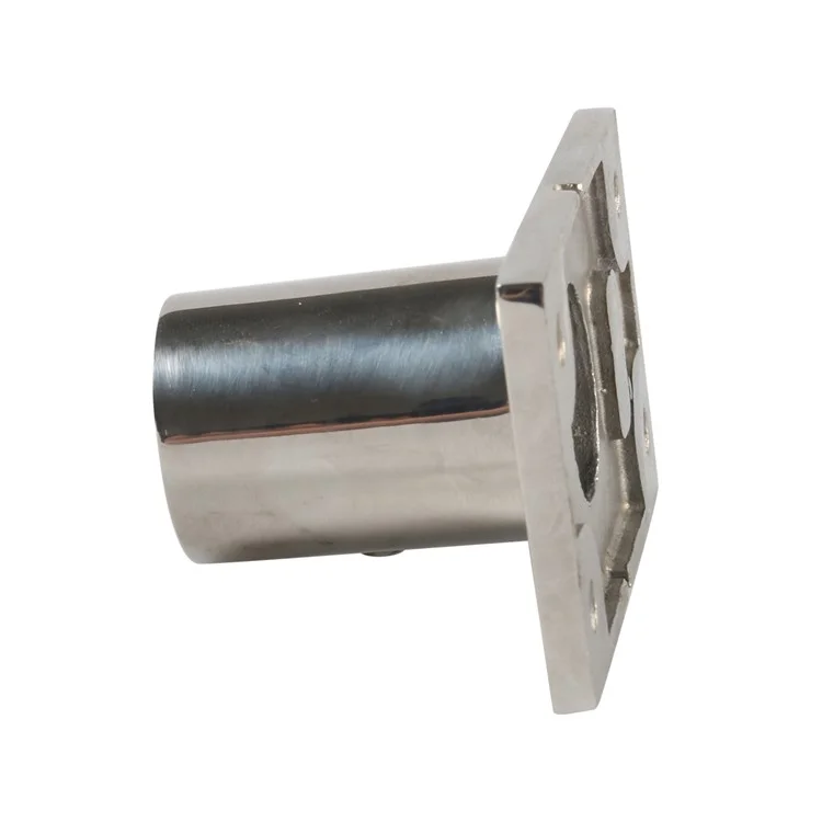 A8767 90-Grad-Rechteckrohrbasis Edelstahl 316 Hardware-Zubehör für Boote, Yachten