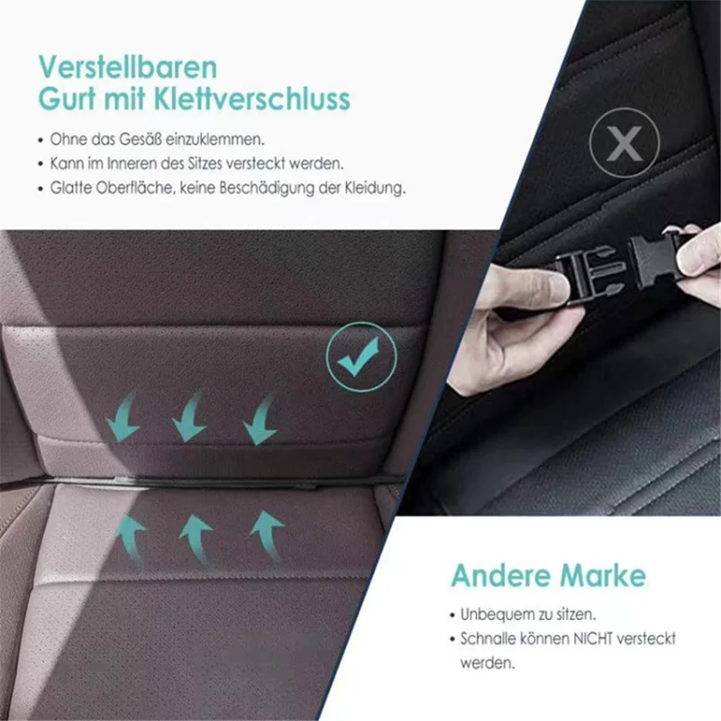 Car Back Seat Oxford Fabric Storage Bag and Seat Back Anti-Kick Mat