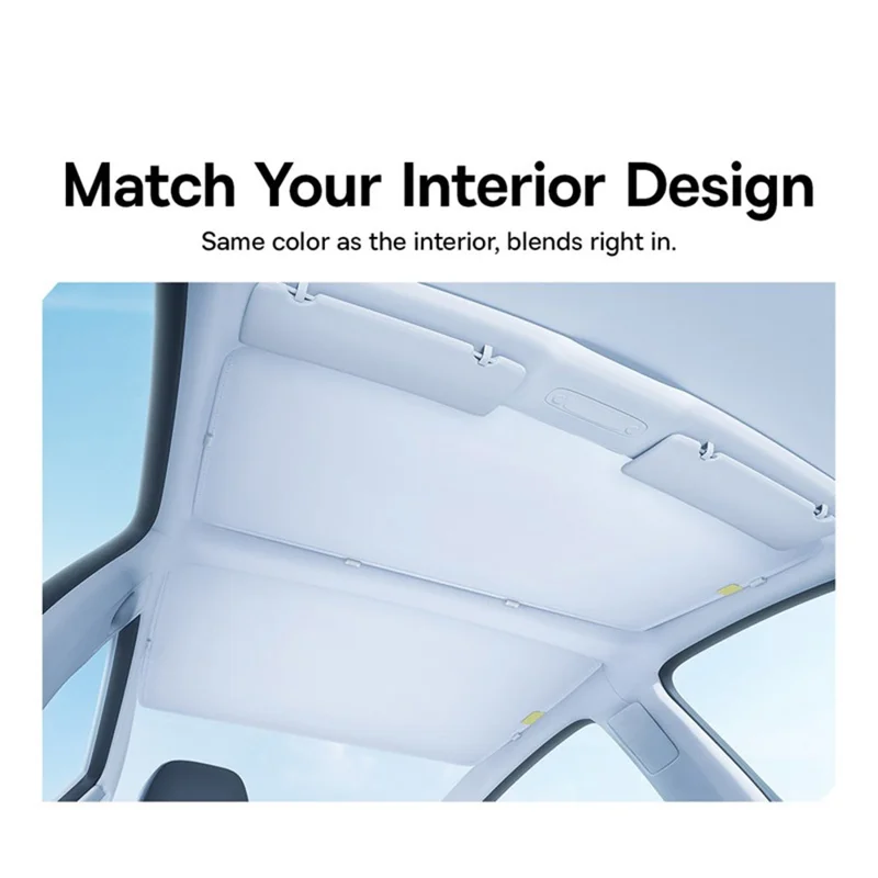 BASEUS T-Space Series for Tesla Model 3 / Y Single Layer Car Skylight Anti-UV Sunshade