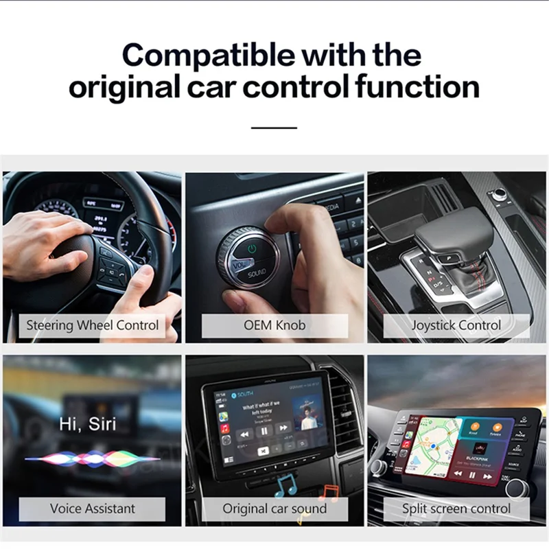 Adaptateur voiture câblé vers sans fil Car Play A53 Box 2+32GB