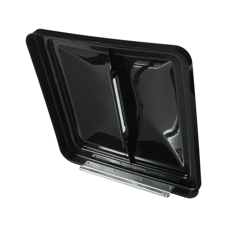 Couvercle de ventilation de toit de 14 pouces pour véhicule récréatif, couvercle de ventilation de rechange pour caravane, autocaravane - Noir