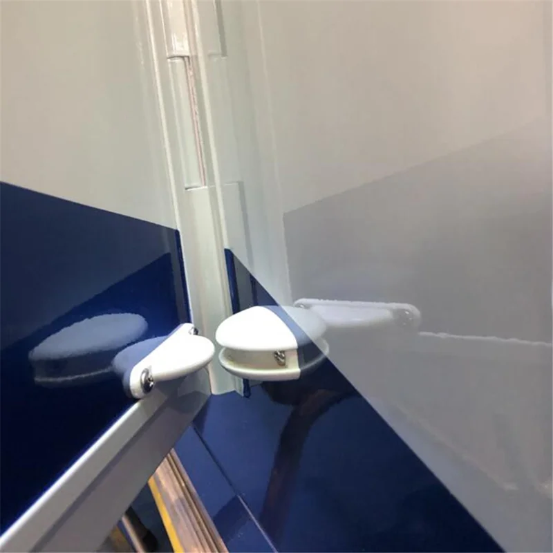 2Pcs Nylon RV Door Holder Catch Latch Camper Trailer Cargo Hatch Door Retainer - White