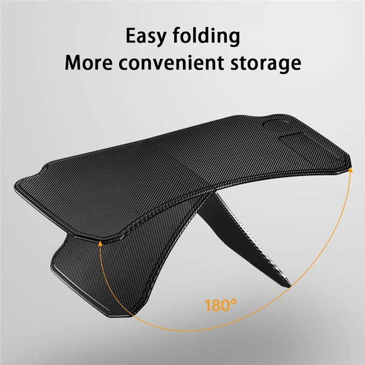 Tabla de Comedor para Automóvil FR-21001 para Tesla Model 3 / Y - Bandeja Plegable Mini de 12 mm con Ranura para Taza