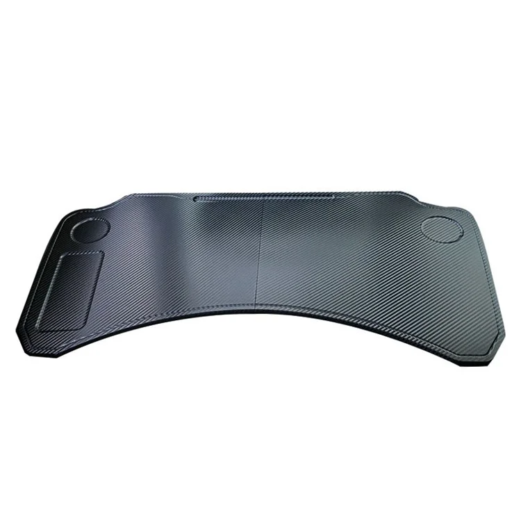 FR-21002 Para Tesla Model 3 / Y Mini Comedor de Coche, Mesa de Bandeja Plegable de 9 mm con 2 Ranuras para Vasos