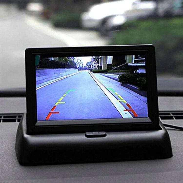 RH-312 4.3-inch TFT Folding Car Backup Monitor Display Reversing Parking Camera Kit