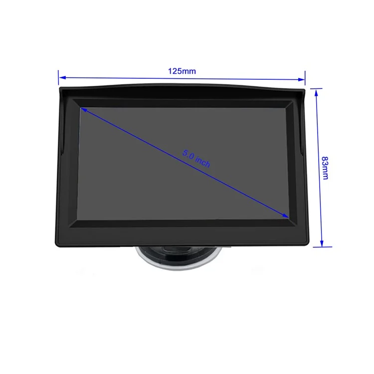 RH-B03 Schermo Display da 5,0 Pollici Monitor Auto Bambino Telecamera per Sedile Posteriore Bambino