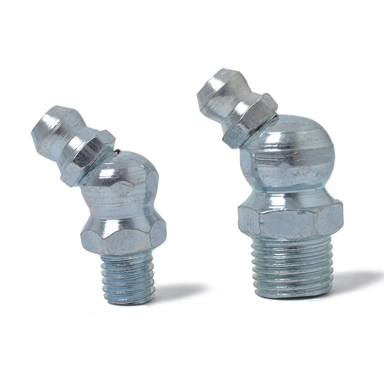 Assortiment de 50 raccords graisseurs hydrauliques droits et coudés A0829