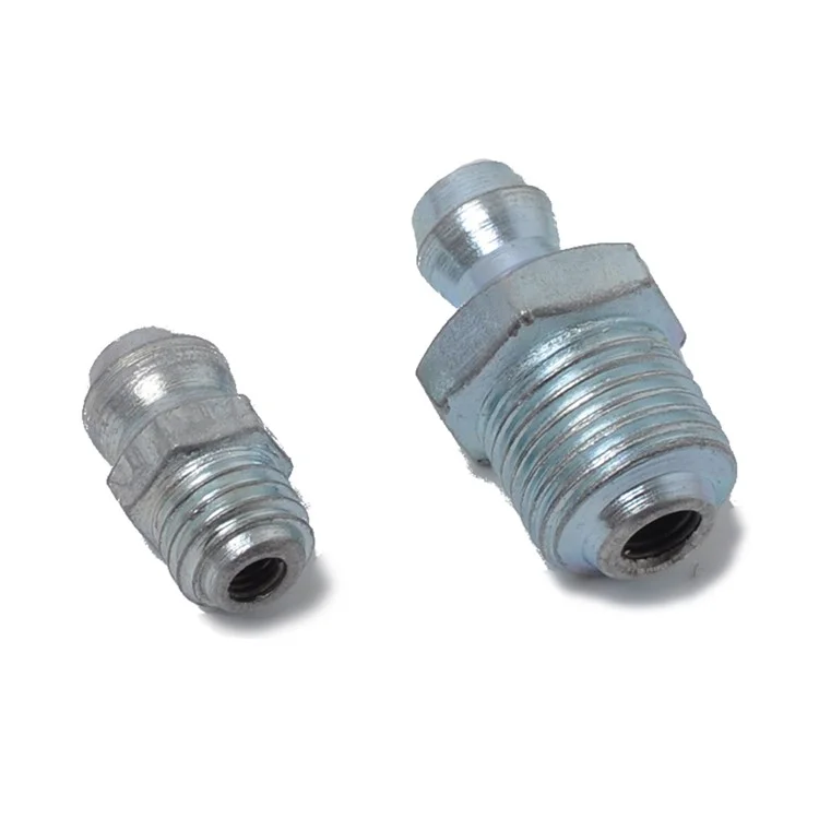 Assortiment de 50 raccords graisseurs hydrauliques droits et coudés A0829