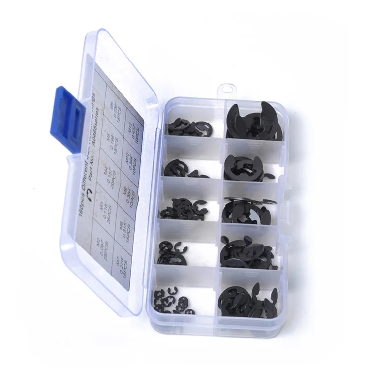160Stück 2mm-25mm Sicherungsringe für Autos und LKWs, sortierter E-Clip-Sicherungsringsatz