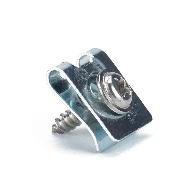 A2749 200Pcs Clip Nut et Vis Autotaraudeuse Assortiment Résistant à la Rouille de Type U