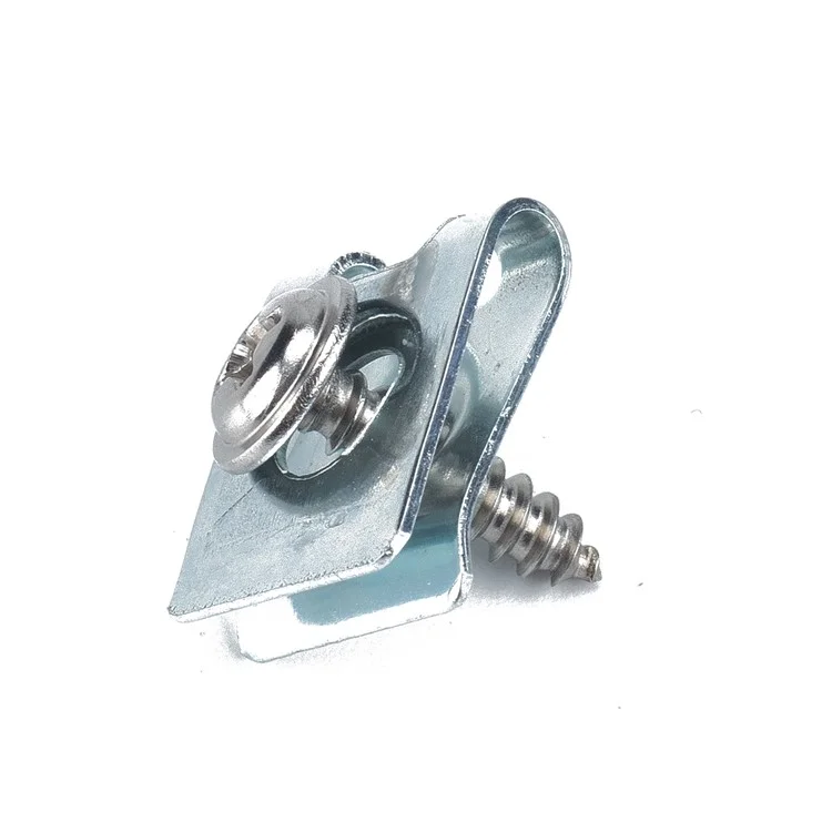 A2749 200Pcs Clip Nut et Vis Autotaraudeuse Assortiment Résistant à la Rouille de Type U