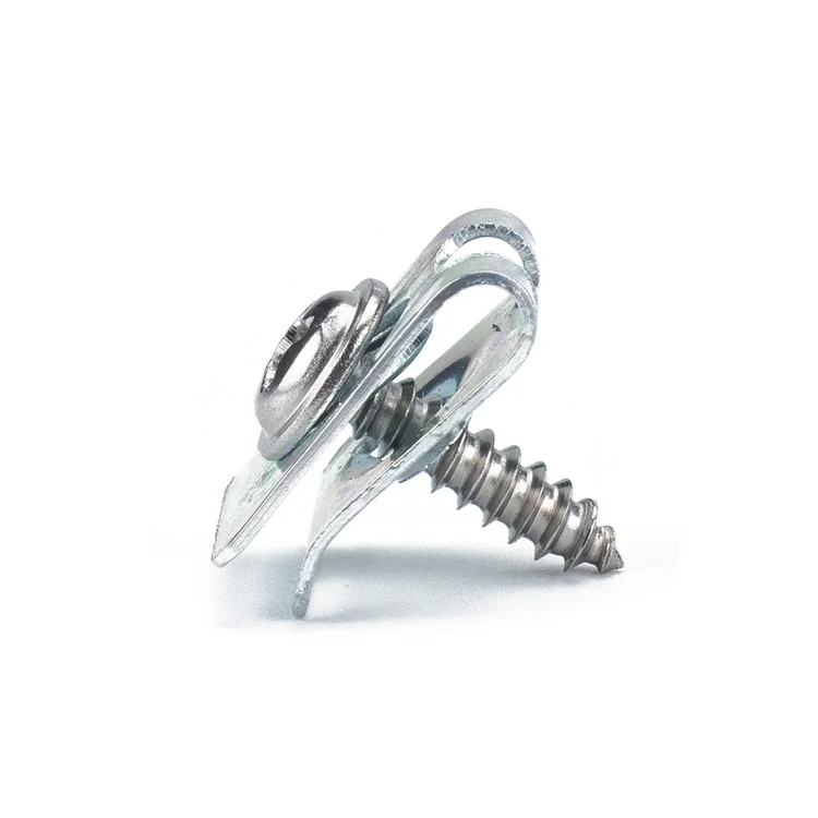 A2749 200Pcs Clip Nut et Vis Autotaraudeuse Assortiment Résistant à la Rouille de Type U