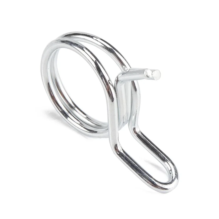 A2392 285 pièces Assortiment de pinces à ressort de tube double en fil avec boîte en plastique
