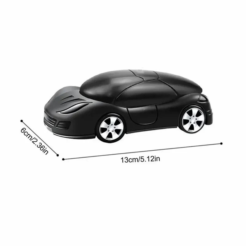 Automotive Decoration Car Model Phone Holder Stand for iPhone 16 / 16 Plus / 16 Pro / 16 Pro Max - Black