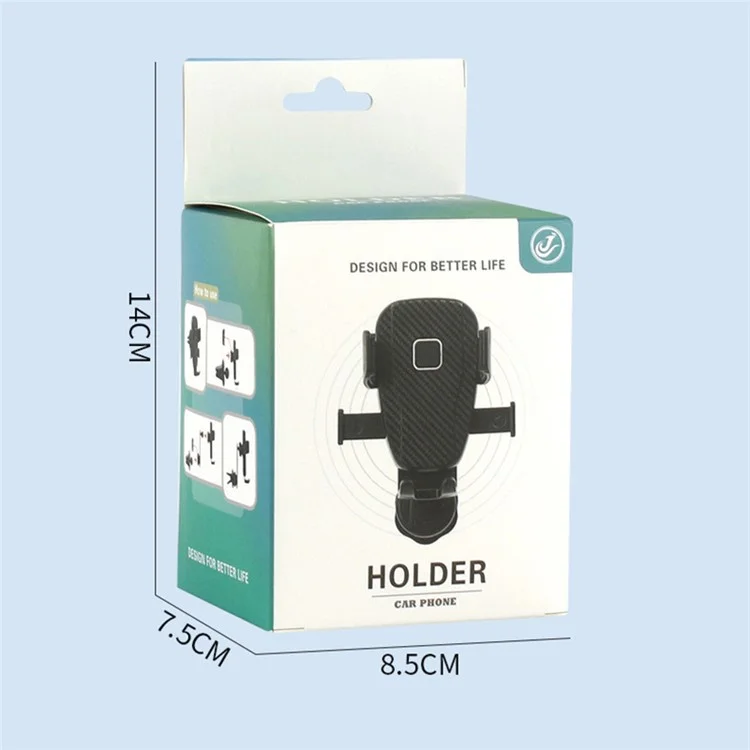 A516 Clip per presa d'aria per auto con rotazione a 360 gradi, supporto per telefono cellulare - Verde