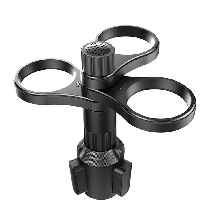 Suporte de Copo de Carro com 3 Posições, Rack de Armazenamento de Bebidas ABS para Veículo, Água, Café, Leite, Chá