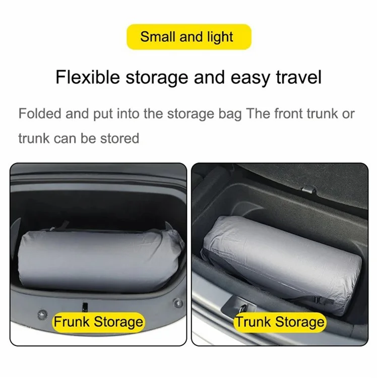 TSL813 For Tesla Model Y / 3 Car Rear Seat Mattress Automatic Inflation Back Seat Sleeping Pad