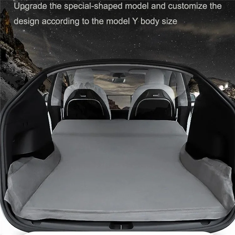 TSL813 Für Tesla Model Y / 3 Auto Rücksitzmatratze Automatische Aufblähung Rücksitzschlafen Pad