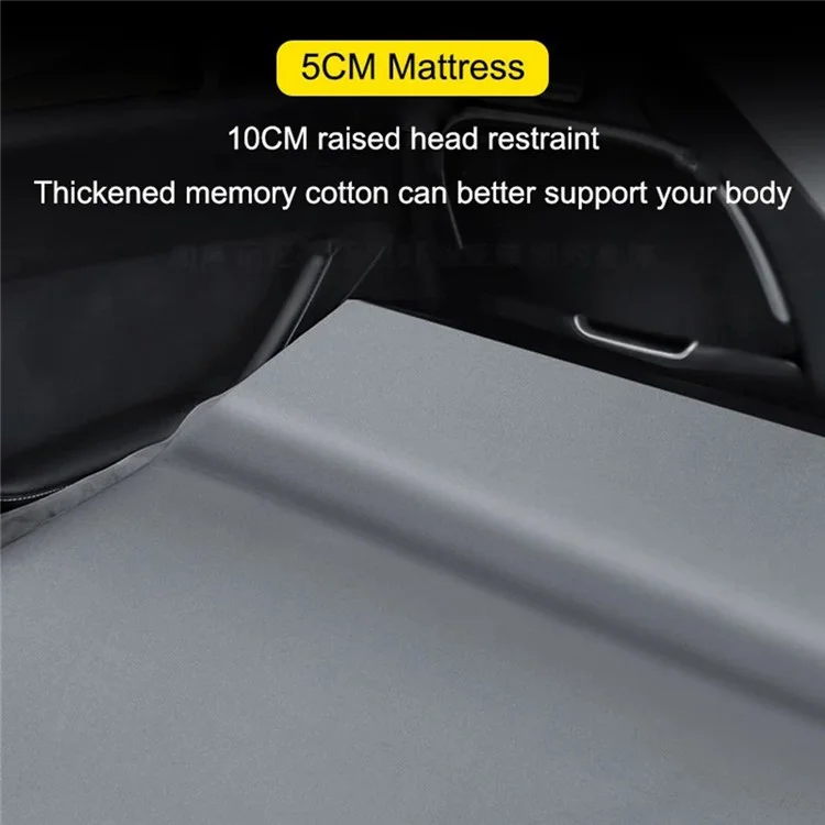 TSL813 For Tesla Model Y / 3 Car Rear Seat Mattress Automatic Inflation Back Seat Sleeping Pad