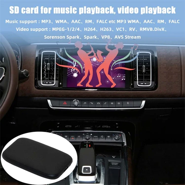 3-in-1 Wireless CarPlay Android Auto Adapter 2GB+8GB Wired to Wireless Car Play Adapter