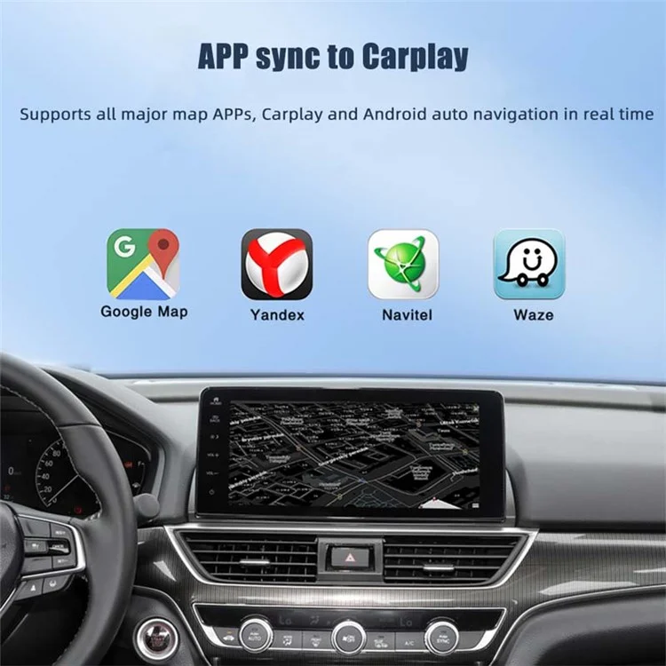 3-in-1 Wireless CarPlay Android Auto Adapter 2GB+8GB Wired to Wireless Car Play Adapter