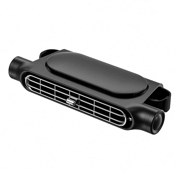 Ventilateur de siège automobile CF03 à 3 vitesses, monté sur l'appuie-tête, avec branchement USB - Noir