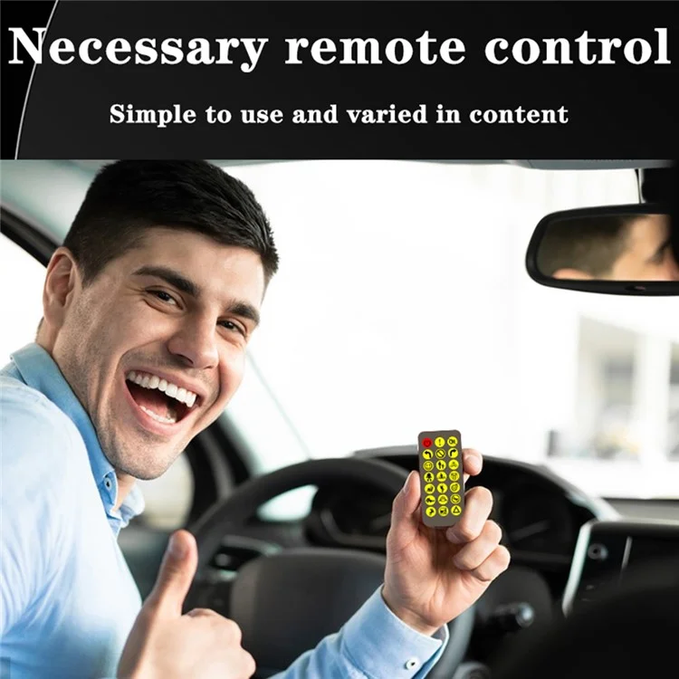 RP1035 102x348mm Pannello LED Flessibile Impermeabile Controllo APP Bluetooth Car Sign