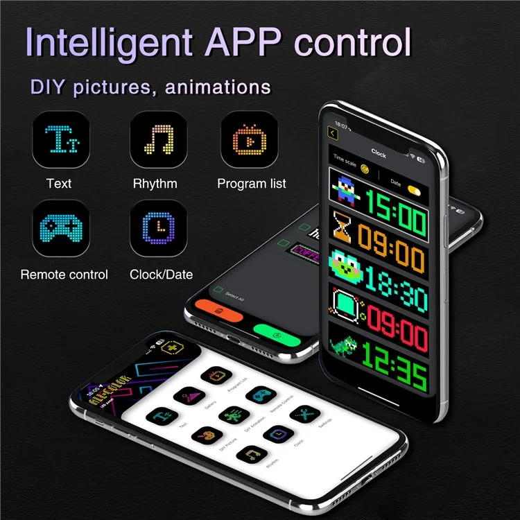 Schermo LED flessibile per il lunotto posteriore dell'auto RP937 Messaggio scorrevole Display APP Control