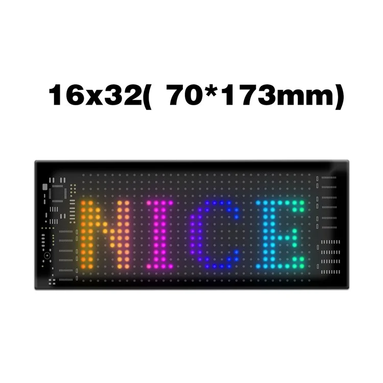RP717 Pannello LED flessibile da 70x173 mm Impermeabile Controllo Bluetooth APP Car Sign