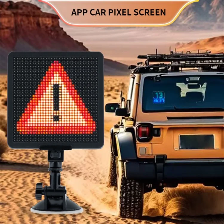 Schermo di visualizzazione dei pixel P32SR Smartphone App Control 32x32 Pixel LED Car Sign LED Screen