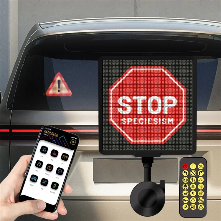 Schermo di visualizzazione dei pixel P32SR Smartphone App Control 32x32 Pixel LED Car Sign LED Screen