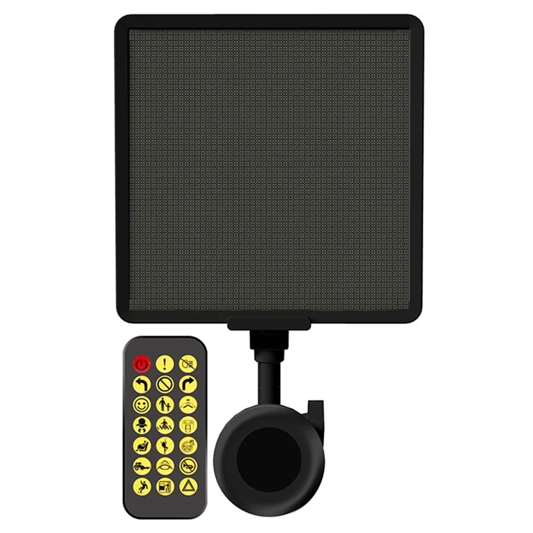 P64SR Schermo di visualizzazione a LED Pixel fai-da-te per auto Controllo app smartphone Cartello luminoso 