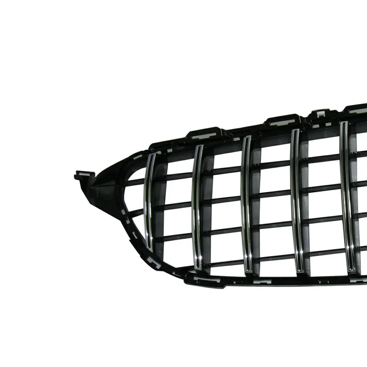 WINAUTO Pour Nouvelle Classe C W205 2014-2018 Grille d'entrée d'air avant de style GT avec trou de caméra