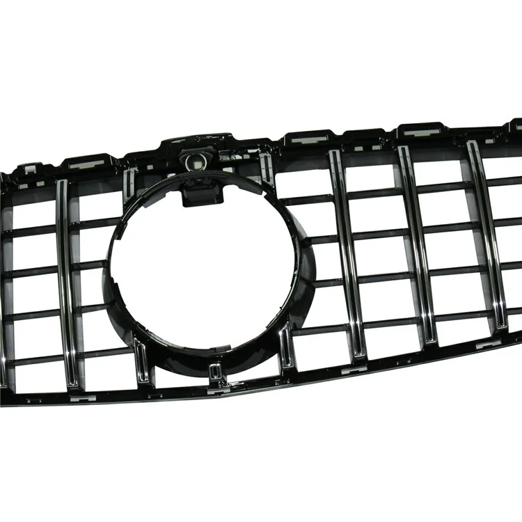 WINAUTO Pour Nouvelle Classe C W205 2014-2018 Grille d'entrée d'air avant de style GT avec trou de caméra