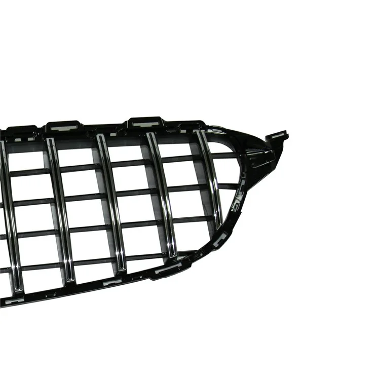 WINAUTO Pour Nouvelle Classe C W205 2014-2018 Grille d'entrée d'air avant de style GT avec trou de caméra