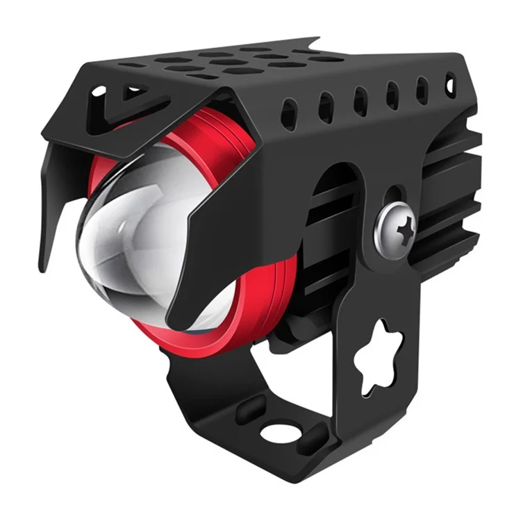 4 Modos Luz de Niebla Auxiliar de Motocicleta LED Motorcy Light 3 Color Luz de Trabajo Externo
