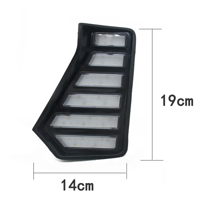 Para Toyota Tacoma 2024 1 Par de Carro DRL DRL Light Brilha Dia Dia Dia Rançar Lâmpada de Neblina