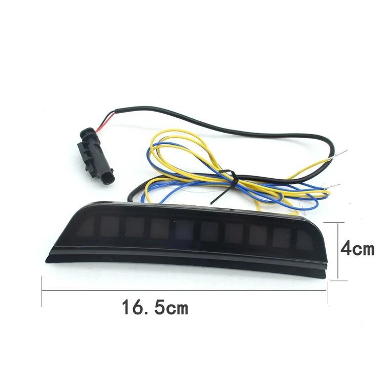 For Grand Cherokee 2021-2024 1 Pair Car Side Marker Bumper Light Three Color Running Turn Signal Lamp