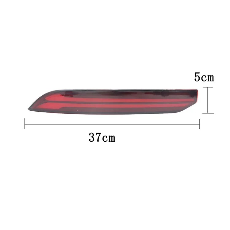 Pour Grand Cherokee 2021-2024 1 Paire Car Afficier Arrière de Pare-chocs LED DRL Tur Signal Lampe de Frein