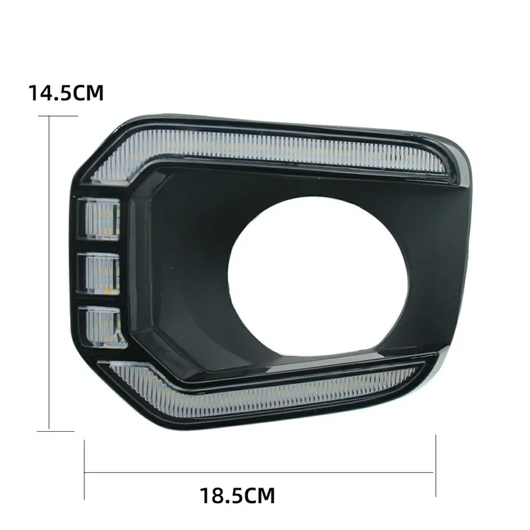 For Toyota Tacoma 2016-2023 1 Pair Car DRL Light White+Yellow LED Daytime Running Turn Signal Lamp